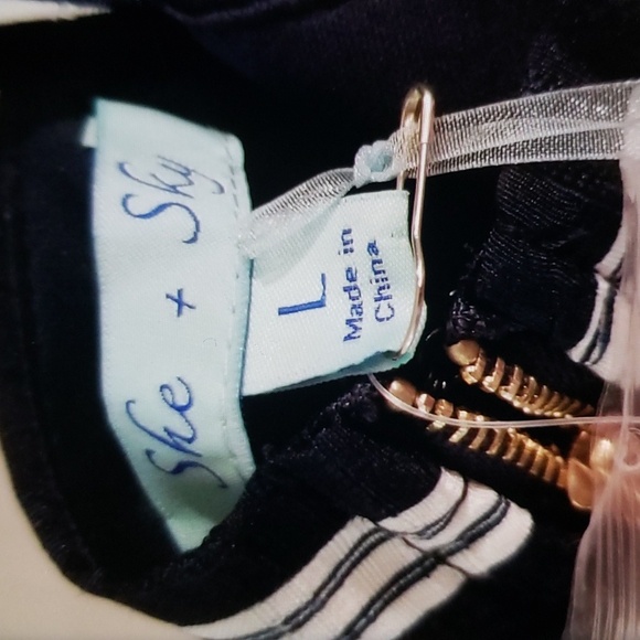 SHE AND SKY SAILOR DRESS SIZE LARGE - Picture 4 of 4